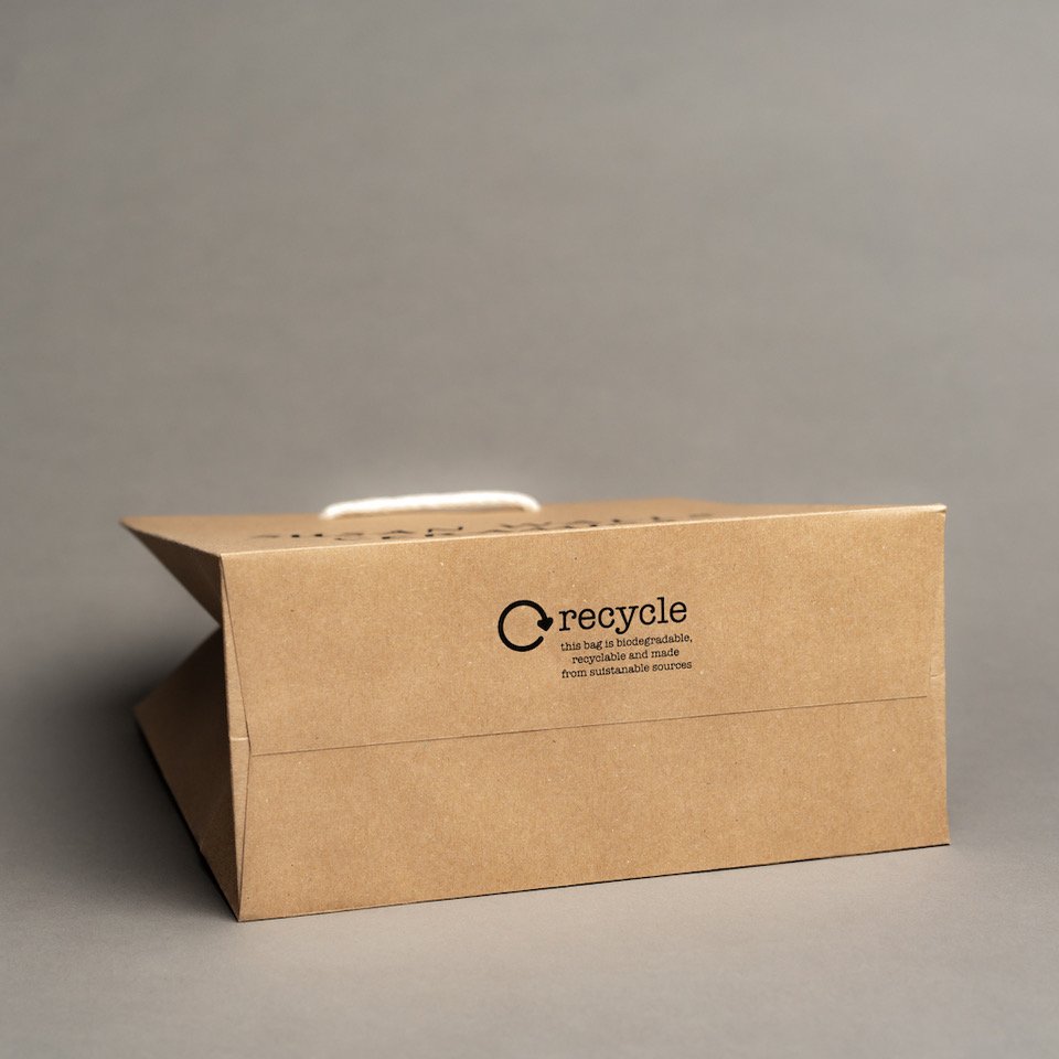 Printing ECO credentials on the bag