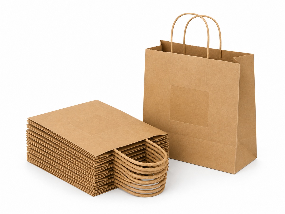 machine-made shopping paper bags