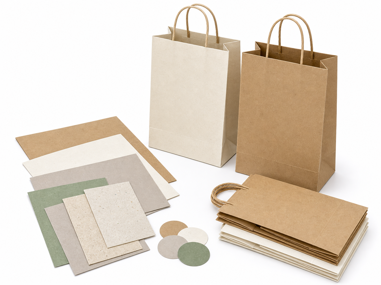 recyclable custom paper bags
